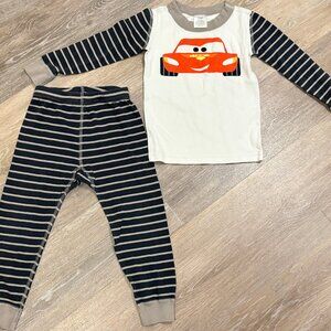 Hanna Andersson Cars Long John Pajamas 90 3T